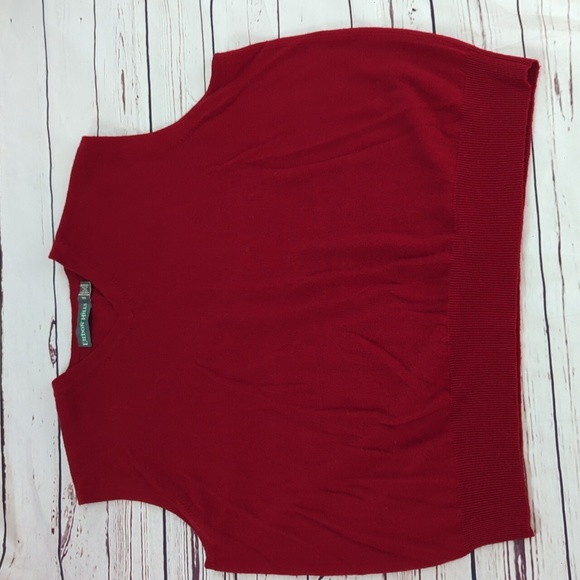 Eildon Hills 100% wool sweater vest, pull over, red, men's size XXL - Picture 2 of 8